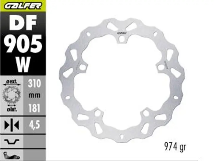 136eea6bdb8a16c36f6d57ebba3b0821.webp Disco freno Wave fisso anteriore Galfer - immagine 1