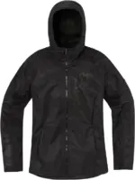 Giacca da donna Airform Vestibilità rilassata da donna e cappuccio ripiegabile per uso crossover e casual Chassis in poliestere 420D con rinforzi interni in poliestere 300d Protezioni D3O