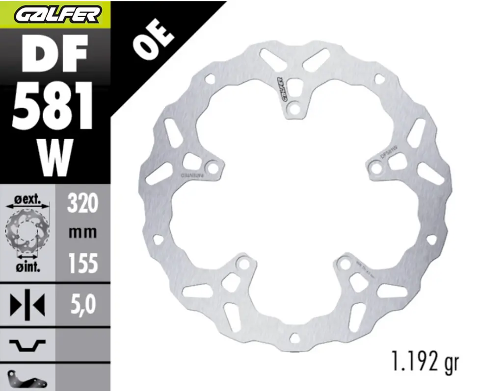 24a14d6e0adf5806501ae742df760e3a.webp Disco freno Wave fisso anteriore Galfer - immagine 1