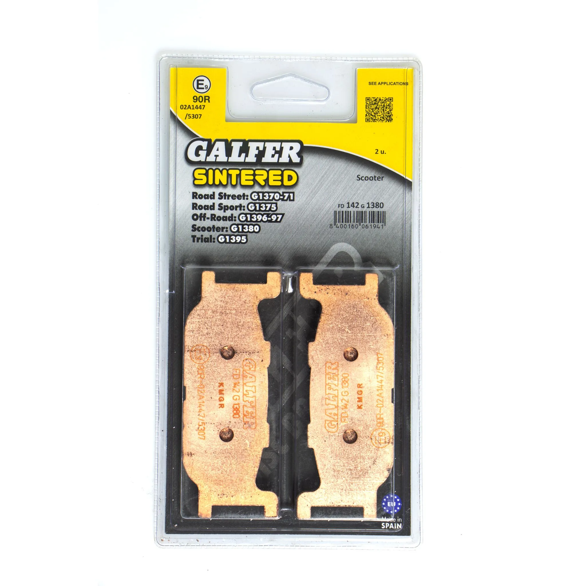 2537be7ceaf81bd3aaffac43f82d7a3b.webp Pastiglie freno sinterizzate scooter Galfer - immagine 1