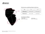 Ginocchiere Cloverleaf 2 Chassis in poliestere 900D resistente con pannelli Airprene per la ventilazione. Ginocchiera in TPU a copertura totale Protezioni ginocchia D3O - immagine 8