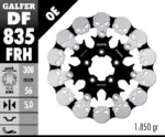 Disco freno flottante Skull Galfer - immagine 2