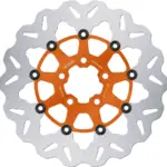 Disco freno flottante Wave arancione Galfer
