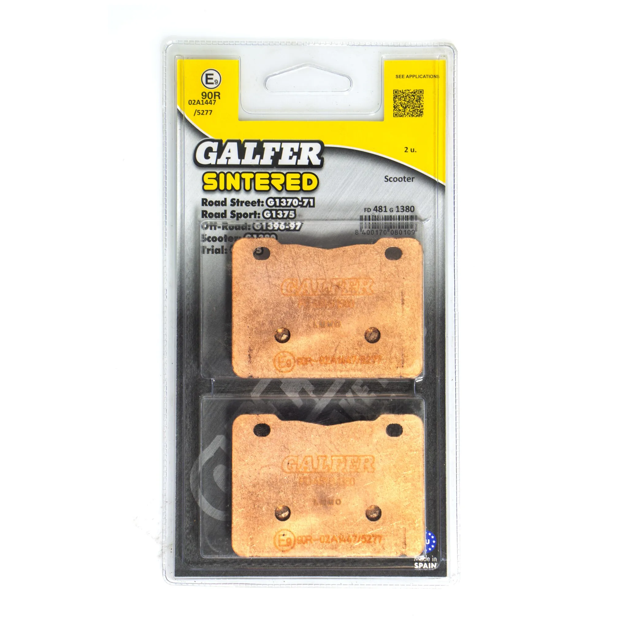 7f3a3c32cc7f33bf9945ceaefeb36761.webp Pastiglie freno sinterizzate scooter Galfer - immagine 1