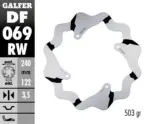 Disco freno fisso Wave scanalato Galfer - immagine 2