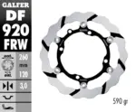 Disco freno flottante Wave scanalato Galfer - immagine 2