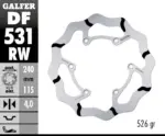 Disco freno fisso Wave scanalato Galfer - immagine 2