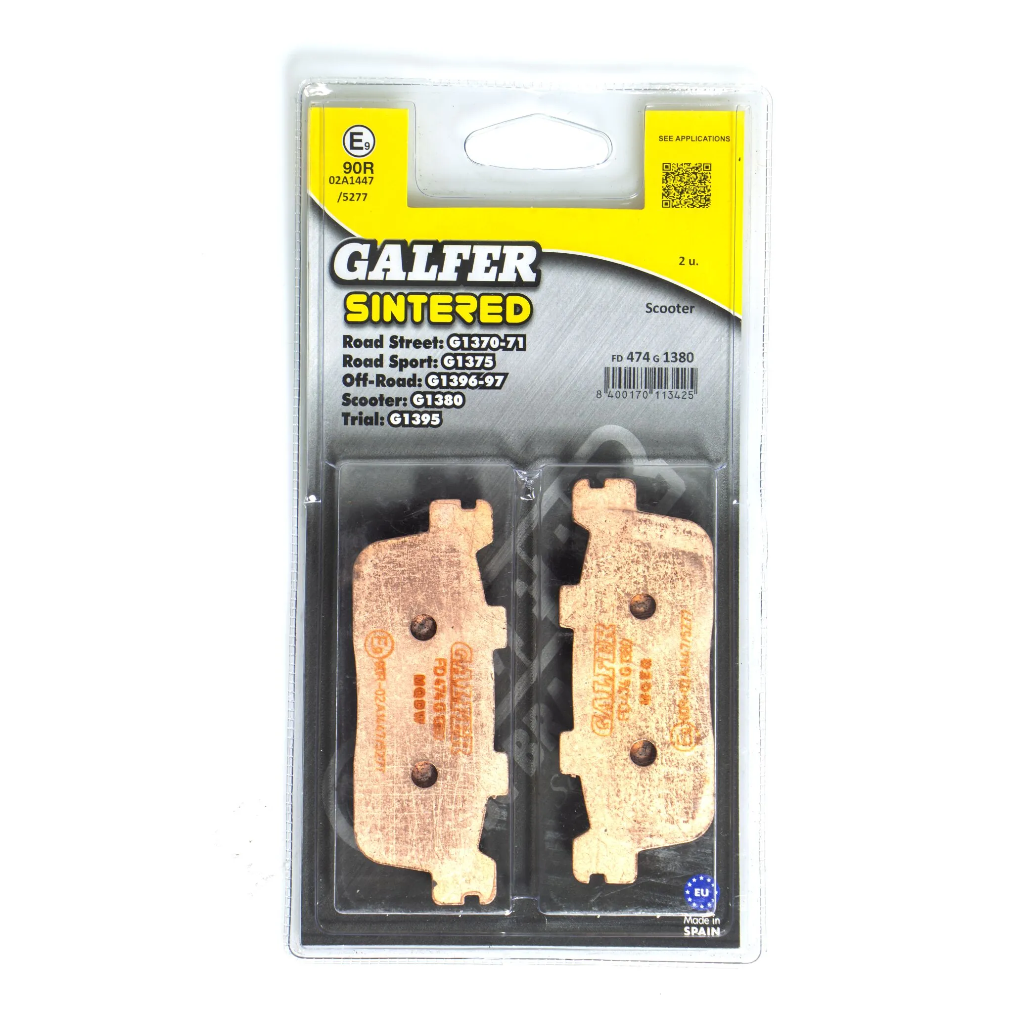 ef6ec14de2602b1b80c3ba3f782beb24.webp Pastiglie freno sinterizzate scooter Galfer - immagine 1
