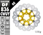 Disco freno flottante Wave oro Galfer - immagine 2